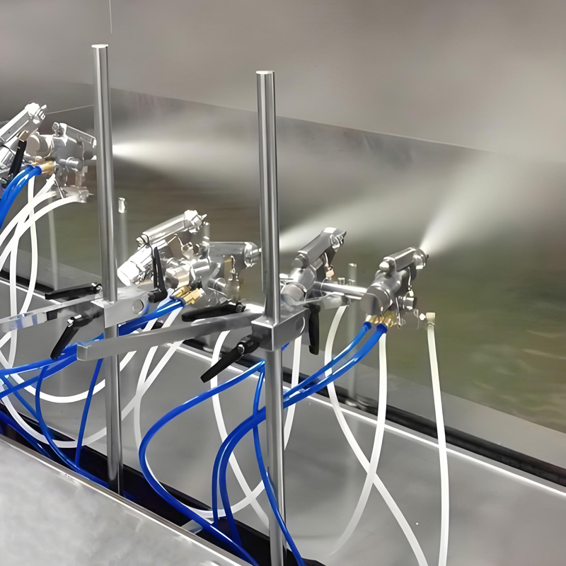 Rubber and Plastic Spray Painting and Coating Line